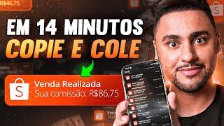 AFILIADO SHOPEE: COMO FAZER A PRIMEIRA VENDA EM 14 MINUTOS - PASSO A PASSO (Dinheiro online)