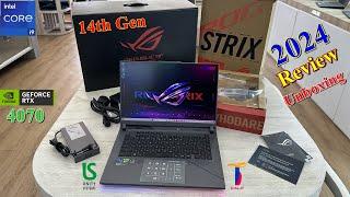 Asus ROG Strix G16 G614J Intel Core i9 14900HX 2024 Unboxing and Review | NVIDIA RTX 4070