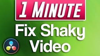 Davinci Resolve : How to Fix Shaky Video Footage (EASY Tutorial)