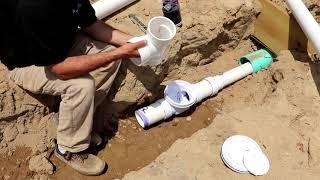 Running a sewer line part 2 Piping