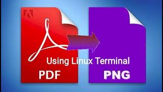 Convert PDF to Image using Linux Terminal | Ubuntu