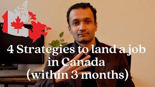 4 ways to get a job in Canada, FASTER! | for immigrants.