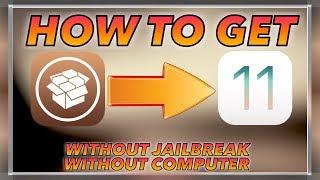 HOW TO GET CYDIA ON IOS 11/11.0.1 WITHOUT JAILBREAK OR COMPUTER!!!