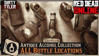 All Antique Alcohol Bottle Collection Locations Cycle 6 Red Dead Online RDR2