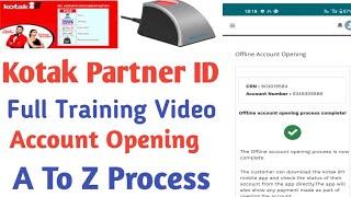 Kotak Bank BC Partner Full Training Video Account Opening FKYC All Prosess 2024