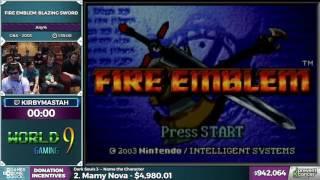 Fire Emblem: Blazing Sword by kirbymastah in 1:21:28 - Awesome Games Done Quick 2017 - Part 159