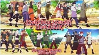 【MMDナルトNARUTO】全力全開!ゼンカイジャー ／ Zenryoku Zenkai!Zenkaiger-Naruto Characters with Teams【Happy New Year!】