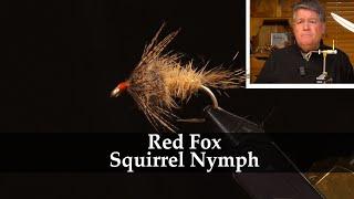 How to Tie Red Fox Squirrel Nymph - Rick Wollum - Fly tying tutorials