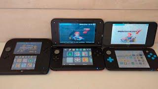 Nintendo 2ds vs 3ds XL vs 2ds XL Boot-Up Speed Comparison