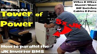 Can the V14 and V15 JK Inverter BMS be paralleled and work together?