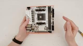  Unboxing Jginyue B550I-Gaming AM4 motherboard from AliExpress