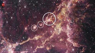 NASA's WEBB TELESCOPE UNCOVERS STAR FORMATION IN CLUSTER's DUSTY RIBBONS | TheMSTV | 26