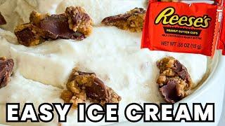 Homemade Reese’s Peanut Butter Cup Ice Cream - Easy in 30 Minutes!