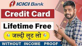 icici credit card apply || Lifetime free icici credit card || icici platinum credit card