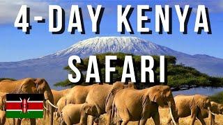 Kenya Safari 4-Day | Tsavo West - Ngulia Lodge | Amboseli - AA Lodge | Tsavo East - Voi Safari Lodge