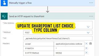 Power Automate Update Choice Type SharePoint List Column