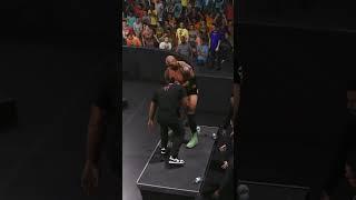 Batista Bomb To Roman Reigns And The REFEREE!! #wwe2k24 #wwe2k24gameplay