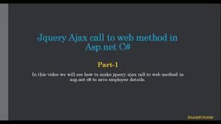jquery ajax call to web method in asp.net c# to save details