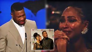 Jonathan Majors Tearfully THANKS Meagan Good for Standing by Him in Court 