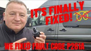 How to fix fault code P261A on a vw Crafter by replacing auxiliary water pump B and aux heater pump