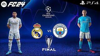 FC 24 - Real Madrid vs Manchester City Ft. Mbappe, Haaland| UEFA Champions League Final - PS4 Slim