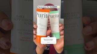 Comparing two *NEW* PURITO sunscreens - Daily Soft Touch vs. Wonder Releaf Centella