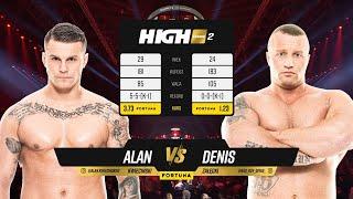 HIGH League 3 FREE FIGHT: Alan „Alanik” Kwieciński vs. Denis „Bad Boy” Załęcki