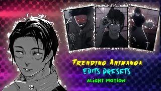 Trending manga edit preset | manga edit | alight motion