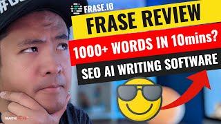 Frase.io Review | SEO AI Writing Tool | Is Frase Worth It?