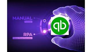 RPA Automation for creating Quickbooks Invoice