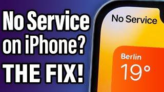 My iPhone Says No Service! Here's The REAL Fix!