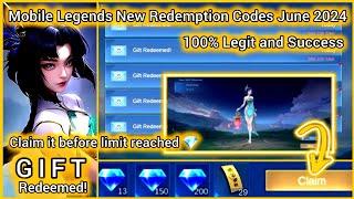 Mobile Legends Redeem Codes June 29 2024   - MLBB Diamond Codes today | Claim your gift redeemed now