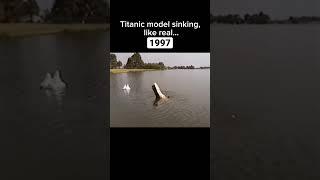 Titanic model sinking #shorts #titanic