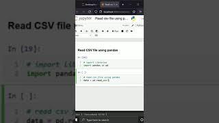 Read CSV file using pandas in Data Science | Codersarts