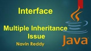 #7.7 Java Tutorial | Multiple Inheritance issue with Interface