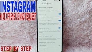   How To Hide Offensive Message Request On Instagram 