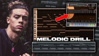 MAKING A MELODIC GUITAR DRILL BEAT FOR CENTRAL CEE (How To Make Melodic Drill Beats - FL Studio)
