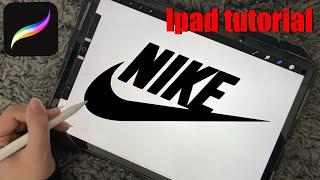 iPad animation tutorial for beginners | logo animation in procreate (NIKE)