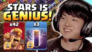 STARS invents Super Barb BAT attack in $1 MILLION World Championship! Clash of Clans