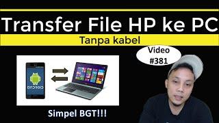 381. Transfer data dari HP ke Laptop tanpa kabel (Xender)