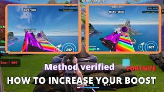 How to increase your boost in the middle circle to go to the secret island CAR CUSTOM tutorial