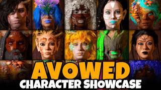 Avowed Character Creation Showcase (Beautiful Male & Female Characters, Godlike Features, More!)