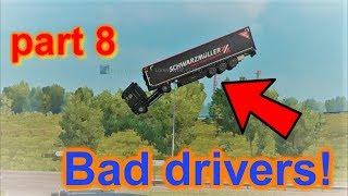 Euro truck simulator multiplayer - road rage, bad drivers 8