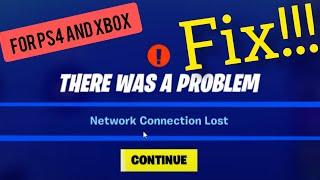 Fix fortnite network connection lost on save the world for ps4 or xbox