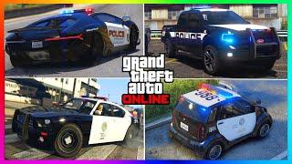 ALL NEW Unreleased Police Vehicles, FORD F-150, Panto Cop Car, BUFFALO, GTA 5 DLC(GTA Online Update)