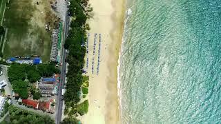 Karon Beach, shooting from a drone