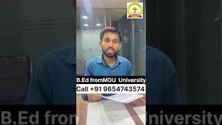 B.Ed From MDU University 2023 || Latest Updates | Eligibility, Last Dates #bedadmission2023