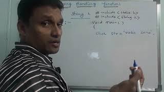 String Handling Functions in C | String Manipulation Functions in c | C Tutorial | By Sudhakar Bogam