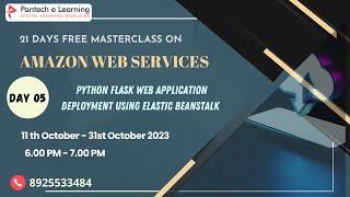 Day 05 - Python Flask Web Application deployment using Elastic Beanstalk