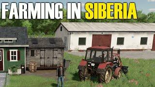 Building from Scratch | Farming in Siberia Ep. 01 FS22 Let's Play